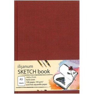 SKETCH BOOK ΒΙΒΛΙΟΔΕΤΗΜΕΝΟ A5 (14,8x21cm) 108 ΛΕΥΚΑ ΦΥΛΛΑ 105gr ΚΟΚΚΙΝΟ ΕΞΩΦΥΛΛΟ 0329534