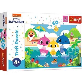 TREFL ΠΑΖΛ 60τεμ BABY SHARK FAMILY ON VACATION 17370