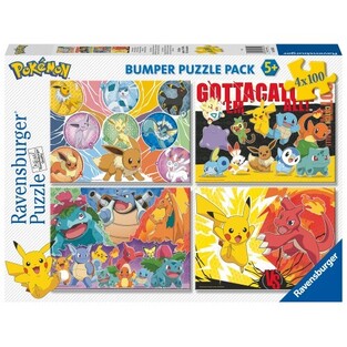 RAVENSBURGER ΠΑΖΛ 4x100τεμ POKEMON 056514