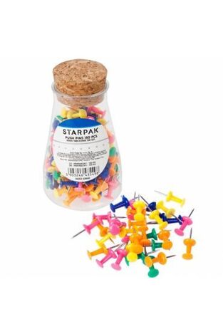 STARPAK ΧΡΩΜΑΤΙΣΤΕΣ ΠΙΝΕΖΕΣ ΓΙΑ ΠΙΝΑΚΑ ΦΕΛΛΟΥ ΣΕ ΒΑΖΟ 150τεμ ET429649