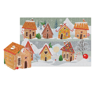 INTERDRUK ΧΡΙΣΤΟΥΓΕΝΝΙΑΤΙΚΟ ΠΑΖΛ 250 ΤΕΜΑΧΙΩΝ 48x33cm GINGERBREAD VILLAGE