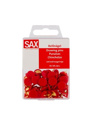 SAX ΠΙΝΕΖΕΣ ΚΟΚΚΙΝΕΣ 80τεμ 81103