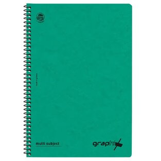 SPECIAL BY TYPOTRUST ΤΕΤΡΑΔΙΟ ΣΠΙΡΑΛ GRAPHIX ΠΡΕΣΠΑΝ A4 (21x29,7cm) 2 ΘΕΜΑΤΩΝ 60φ ΠΡΑΣΙΝΟ