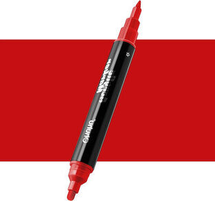 OHUHU ΑΚΡΥΛΙΚΟΣ ΜΑΡΚΑΔΟΡΟΣ ΜΕ ΔΙΠΛΗ ΜΥΤΗ NoR003 RED ΚΟΚΚΙΝΟ