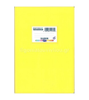 SKAG ΤΕΤΡΑΔΙΟ ΕΞΗΓΗΣΗ ΠΛΑΣΤΙΚΗ 17x25cm 50φ ΜΕΓΑΛΟ ΚΑΡΕ (ΜΚ) ΚΙΤΡΙΝΗ