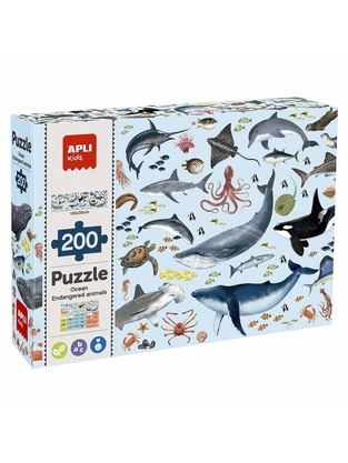 APLI KIDS ΠΑΖΛ 200 ΤΕΜΑΧΙΩΝ ΜΕ ΖΩΑ ΤΗΣ ΘΑΛΑΣΣΑΣ ΥΠΟ ΕΞΑΦΑΝΙΣΗ 19696