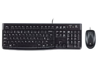LOGITECH MK120 DESKTOP COMBO WIRED BLACK ΠΛΗΚΤΡΟΛΟΓΙΟ ΜΕ ΚΑΛΩΔΙΟ ΚΑΙ ΠΟΝΤΙΚΙ ΜΑΥΡΟ 920002541