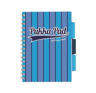 PUKKA PAD ΤΕΤΡΑΔΙΟ ΣΠΙΡΑΛ A5 (14,8x21cm) 3 ΘΕΜΑΤΩΝ 100φ ΠΕΡΦΟΡΕ VOGUE ΜΠΛΕ 8540