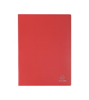 EXACOMPTA ΣΟΥΠΛ ΠΛΑΣΤΙΚΟ ΜΑΛΑΚΟ A4 (21x29,7cm) 50φ ΚΟΚΚΙΝΟ 8550E