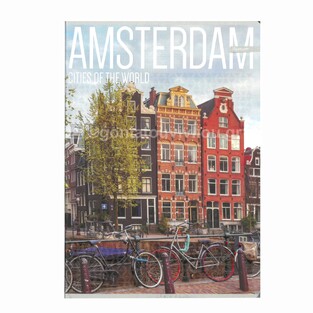ΤΕΤΡΑΔΙΟ ΚΑΡΦΙΤΣΑ A5 (14,8x21cm) 52φ 70gr CITIES OF THE WORLD AMSTERDAM 1320447
