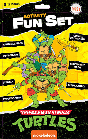 TURTLES ACTIVITY FUN SET (ΕΤΒ 2024)