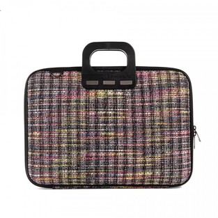 BOMBATA BRIEFCASE BOUCLE FITS UP TO LAPTOP 15.6'' (ΤΣΑΝΤΑ ΓΙΑ ΛΑΠΤΟΠ ME ΙΜΑΝΤΑ ΩΜΟΥ) (ΜΠΟΥΚΛΕ ΥΦΑΣΜΑ) Ε00833