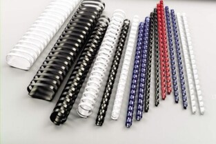 OPUS O COMB ΣΠΙΡΑΛ ΒΙΒΛΙΟΔΕΣΙΑΣ ΠΛΑΣΤΙΚΟ ΜΑΥΡΟ 22MM 210φ 80gr