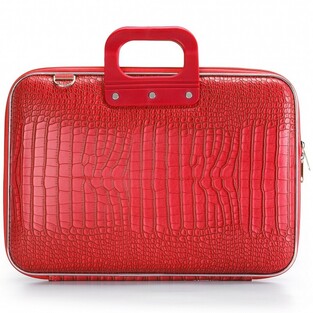 BOMBATA CLASSIC NEW COCCO BRIEFCASE FITS UP TO LAPTOP 15.4'' (ΤΣΑΝΤΑ ΓΙΑ ΛΑΠΤΟΠ ME ΙΜΑΝΤΑ ΩΜΟΥ) (ΚΟΚΚΙΝΗ ΚΡΟΚΟ) Ε006615