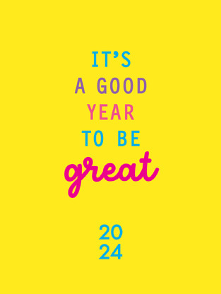 2024 ΗΜΕΡΟΛΟΓΙΟ ΗΜΕΡΗΣΙΟ ITS A GOOD YEAR TO BE GREAT 12x16cm (ΚΩΝΣΤΑΝΤΑΡΟΠΟΥΛΟΥ)