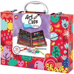 AS COMPANY ART CASE DELUXE ΚΑΣΕΤΙΝΑ ΖΩΓΡΑΦΙΚΗΣ MY WORLD 50τεμ 82053