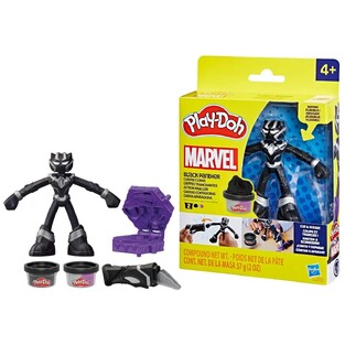 HASBRO PLAY DOH ΣΕΤ ΠΛΑΣΤΟΖΥΜΑΡΑΚΙΑ ΜΕ ΦΙΓΟΥΡΑ MARVEL BLACK PANTHER G0055 / F9829