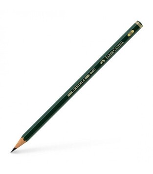 FABER CASTELL ΜΟΛΥΒΙ ΣΧΕΔΙΟΥ ΠΡΑΣΙΝΟ 9000 8B 119008