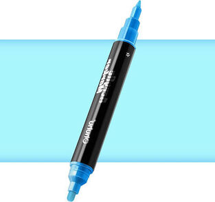 OHUHU ΑΚΡΥΛΙΚΟΣ ΜΑΡΚΑΔΟΡΟΣ ΜΕ ΔΙΠΛΗ ΜΥΤΗ NoN503 NEON BLUE ΦΩΣΦΟΡΟΥΧΟ ΜΠΛΕ