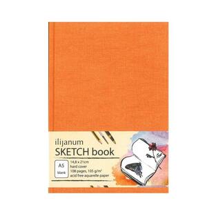 SKETCH BOOK ΒΙΒΛΙΟΔΕΤΗΜΕΝΟ A5 (14,8x21cm) 108 ΛΕΥΚΑ ΦΥΛΛΑ 105gr ΠΟΡΤΟΚΑΛΙ ΕΞΩΦΥΛΛΟ 0329534