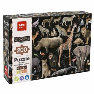 APLI KIDS ΠΑΖΛ 200 ΤΕΜΑΧΙΩΝ ΜΕ ΖΩΑ ΤΗΣ ΣΑΒΑΝΑΣ ΥΠΟ ΕΞΑΦΑΝΙΣΗ 19697