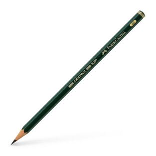 FABER CASTELL ΜΟΛΥΒΙ ΣΧΕΔΙΟΥ ΠΡΑΣΙΝΟ 9000 6B 119006