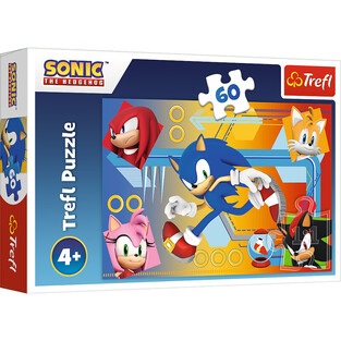 TREFL ΠΑΖΛ 60 ΤΕΜΑΧΙΩΝ SONIC IN ACTION 17387