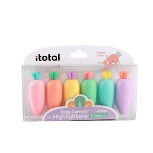 I TOTAL 6 ΜΑΡΚΑΔΟΡΟΙ ΥΠΟΓΡΑΜΜΙΣΗΣ BABY CARROTS XL2306A