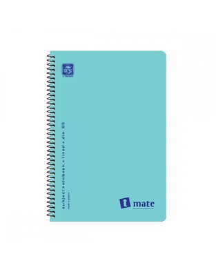 SPECIAL BY TYPOTRUST ΤΕΤΡΑΔΙΟ ΣΠΙΡΑΛ T MATE ΠΛΑΣΤΙΚΟ ΑΔΙΑΦΑΝΟ ΕΞΩΦΥΛΛΟ 17x25cm 3 ΘΕΜΑΤΩΝ 90φ ΒΕΡΑΜΑΝ