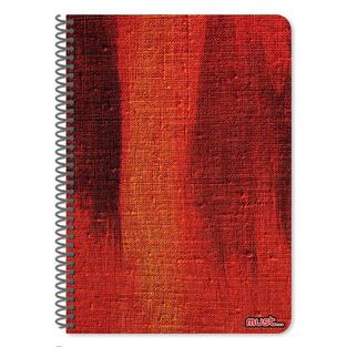MUST ΤΕΤΡΑΔΙΟ ΣΠΙΡΑΛ A4 (21x29,7cm) 5 ΘΕΜΑΤΩΝ 150φ CANVAS ΚΟΚΚΙΝΟ 585285