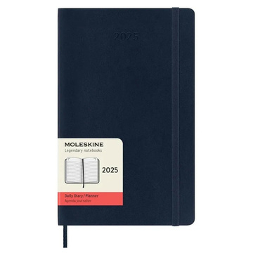 2025 ΗΜΕΡΟΛΟΓΙΟ MOLESKINE LARGE (13x21cm) SOFT COVER SAPPHIRE BLUE DAILY DIARY (ΗΜΕΡΗΣΙΟ ΗΜΕΡΟΛΟΓΙΟ ΕΤΟΥΣ)