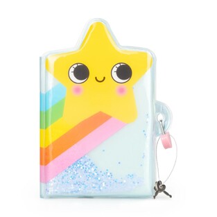 PANGO ΣΗΜΕΙΩΜΑΤΑΡΙΟ ΗΜΕΡΟΛΟΓΙΟ ΜΕ ΚΛΕΙΔΙ ΜΕ GLITTER ΑΣΤΕΡΙ 90183
