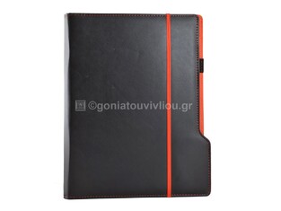 ΝΤΟΣΙΕ ΣΕΜΙΝΑΡΙΟΥ 24x33cm ΜΕ ΜΠΛΟΚ ΚΑΙ ΑΡΙΘΜΟΜΗΧΑΝΗ ΜΑΥΡΟ ΜΕ ΚΟΚΚΙΝΟ ΛΑΣΤΙΧΟ 011029
