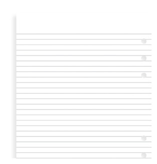 FILOFAX A5 (14,8x21cm) ΑΝΤΑΛΛΑΚΤΙΚΟ WHITE RULED NOTEPAPER (ΛΕΥΚΑ ΡΙΓΕ ΦΥΛΛΑ ΣΗΜΕΙΩΣΕΩΝ) 343008
