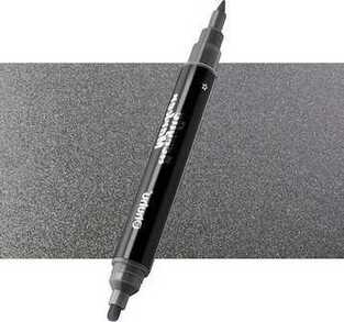 OHUHU ΑΚΡΥΛΙΚΟΣ ΜΑΡΚΑΔΟΡΟΣ ΜΕ ΔΙΠΛΗ ΜΥΤΗ NoΜ706 METALLIC GREY ΜΕΤΑΛΛΙΚΟ ΓΚΡΙ
