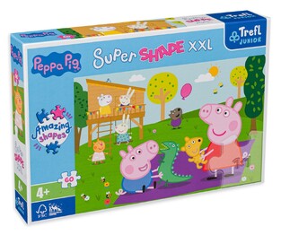 TREFL JUNIOR ΠΑΖΛ 60τεμ SUPER SHAPE XXL PEPPA PIG 50011