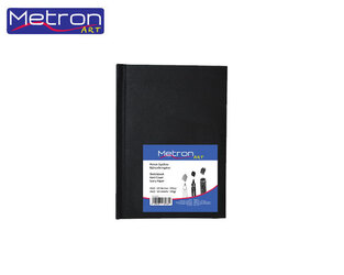 METRON ART ΒΙΒΛΙΟΔΕΤΗΜΕΝΟ ΜΠΛΟΚ ΣΧΕΔΙΟΥ 14x21cm 110 ΛΕΥΚΑ ΦΥΛΛΑ 100gr ΜΑΥΡΟ ΕΞΩΦΥΛΛΟ 72707273