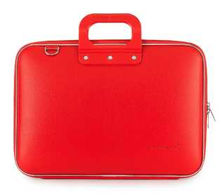 BOMBATA CLASSIC BRIEFCASE FITS UP TO LAPTOP 15.6'' (ΤΣΑΝΤΑ ΓΙΑ ΛΑΠΤΟΠ ME ΙΜΑΝΤΑ ΩΜΟΥ ΚΟΚΚΙΝΟ) Ε003325