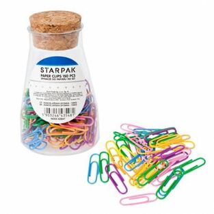 STARPAK ΧΡΩΜΑΤΙΣΤΟΙ ΣΥΝΔΕΤΗΡΕΣ ΜΕΤΑΛΛΙΚΟΙ ΜΕ ΠΛΑΣΤΙΚΗ ΕΠΙΚΑΛΥΨΗ ΣΕ ΒΑΖΟ 150τεμ ET429647