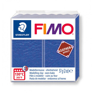 STAEDTLER ΠΗΛΟΣ FIMO LEATHER EFFECT BLUE INDIGO 57gr