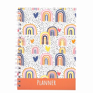 ΣΗΜΕΙΩΜΑΤΑΡΙΟ ΣΠΙΡΑΛ PLANNER 17x24cm 100φ ΟΥΡΑΝΙΟ ΤΟΞΟ 582346