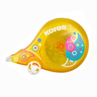KORES ΔΙΟΡΘΩΤΙΚΗ ΤΑΙΝΙΑ SCOOTER 4,2mm x 8m ΚΙΤΡΙΝΗ 84931