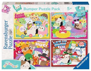 RAVENSBURGER ΠΑΖΛ 4x100τεμ SQUISHMALLOWS 057153