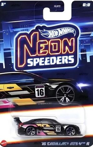 MATTEL HOT WHEELS NEON SPEEDERS AYTOKINHTAKI 16 CADILLAC ATS-V R HLH72 / HRW82