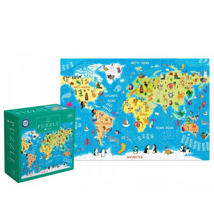 INTERDRUK ΠΑΖΛ 250 ΤΕΜΑΧΙΩΝ 48x33cm KIDS No5 ΠΑΓΚΟΣΜΙΟΣ ΧΑΡΤΗΣ