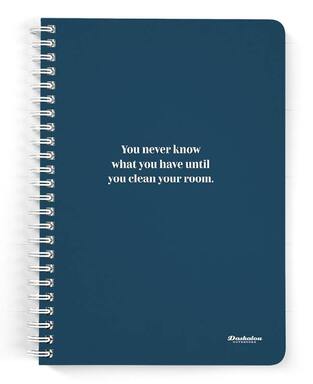 DASKALOU ΤΕΤΡΑΔΙΟ ΣΠΙΡΑΛ A4 (21x29,7cm) 2 ΘΕΜΑΤΩΝ 60φ SLOGAN YOU NEVER KNOW 010474
