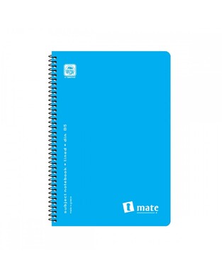SPECIAL BY TYPOTRUST ΤΕΤΡΑΔΙΟ ΣΠΙΡΑΛ T MATE ΠΛΑΣΤΙΚΟ ΑΔΙΑΦΑΝΟ ΕΞΩΦΥΛΛΟ 17x25cm 3 ΘΕΜΑΤΩΝ 90φ ΣΚΟΥΡΟ ΓΑΛΑΖΙΟ