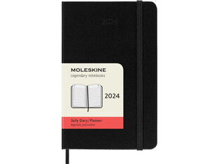 2024 ΗΜΕΡΟΛΟΓΙΟ MOLESKINE POCKET (9x14cm) HARD COVER BLACK DAILY DIARY PLANNER (ΗΜΕΡΗΣΙΟ ΗΜΕΡΟΛΟΓΙΟ ΕΤΟΥΣ)