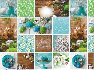 URSUS ΧΑΡΤΟΝΙ ΠΑΣΧΑΛΙΝΟ 50Χ70 HAPPY EASTER 300GR 11882201