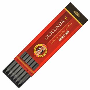KOH I NOOR GIOCONDA ΣΕΤ ΜΥΤΕΣ ΚΑΡΒΟΥΝΟ 2B 5.6mm 12cm 6τεμ ΓΙΑ 5340 48652B